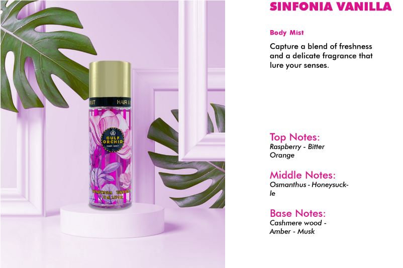 Gulf Orchid Hair Mist - Sinfonia Vanilla