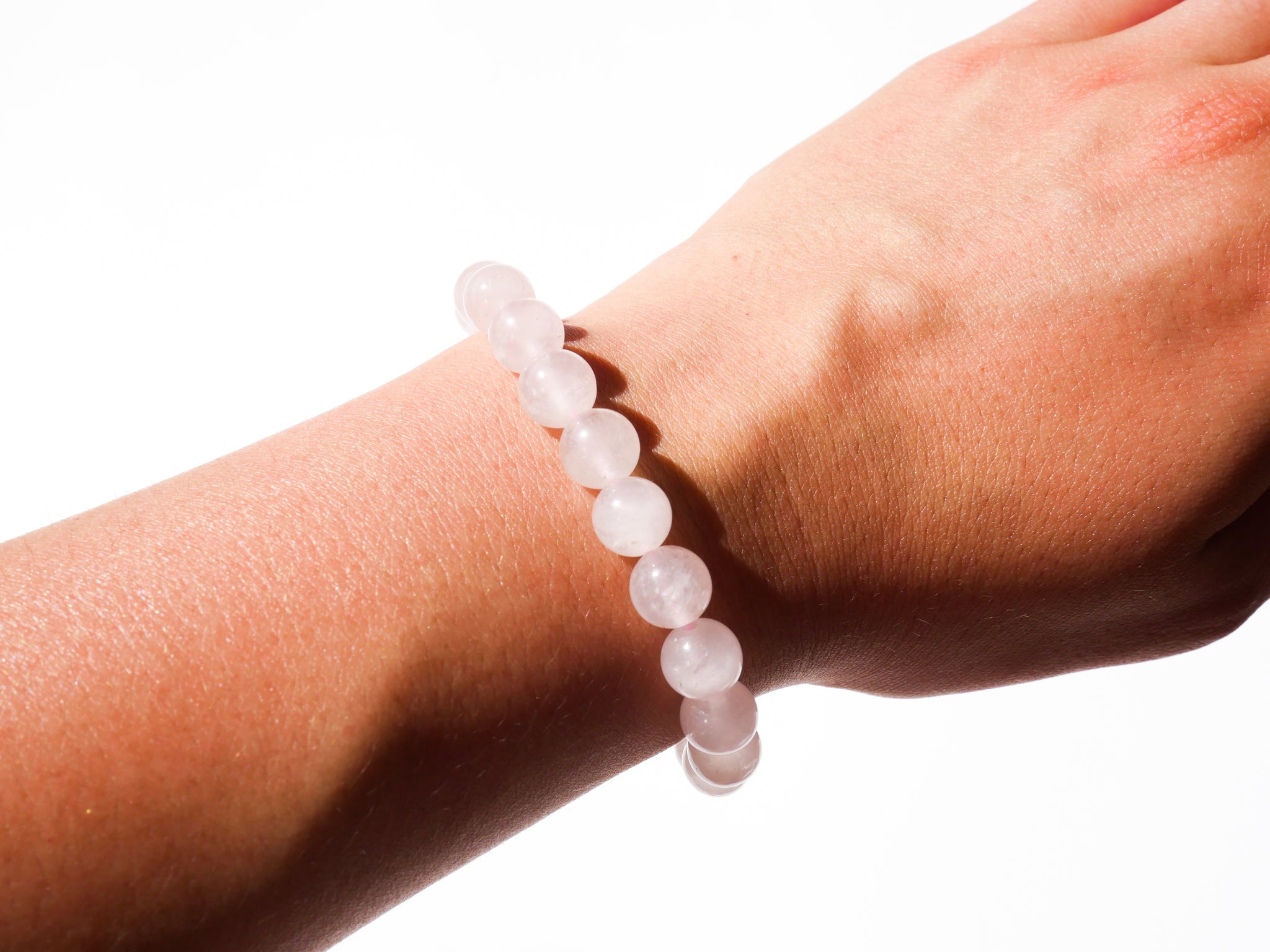 rose quartz bracelet love