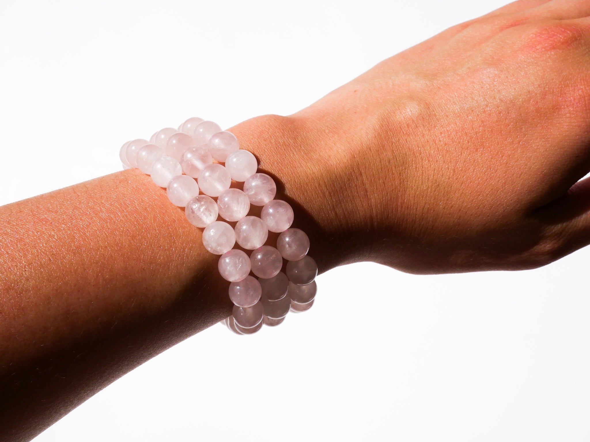 rose quartz bracelet love