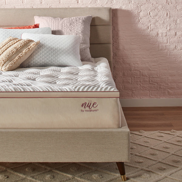 cool mattress topper 3-inch gel memory foam & cool cover – nue by novaform