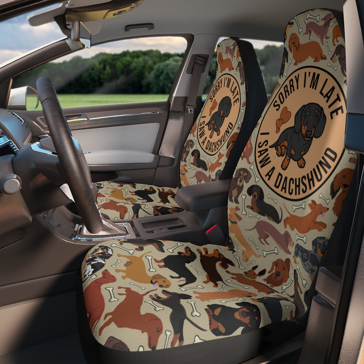 dachshund car seat covers