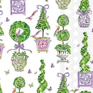 Purple Topiaries Guest Napkins - VACE