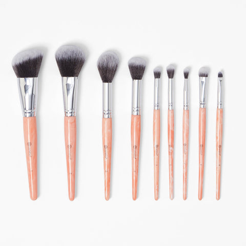  BH Cosmetics Metal Rose 11 Piece Brush Set With Cosmetic Bag :  Beauty & Personal Care