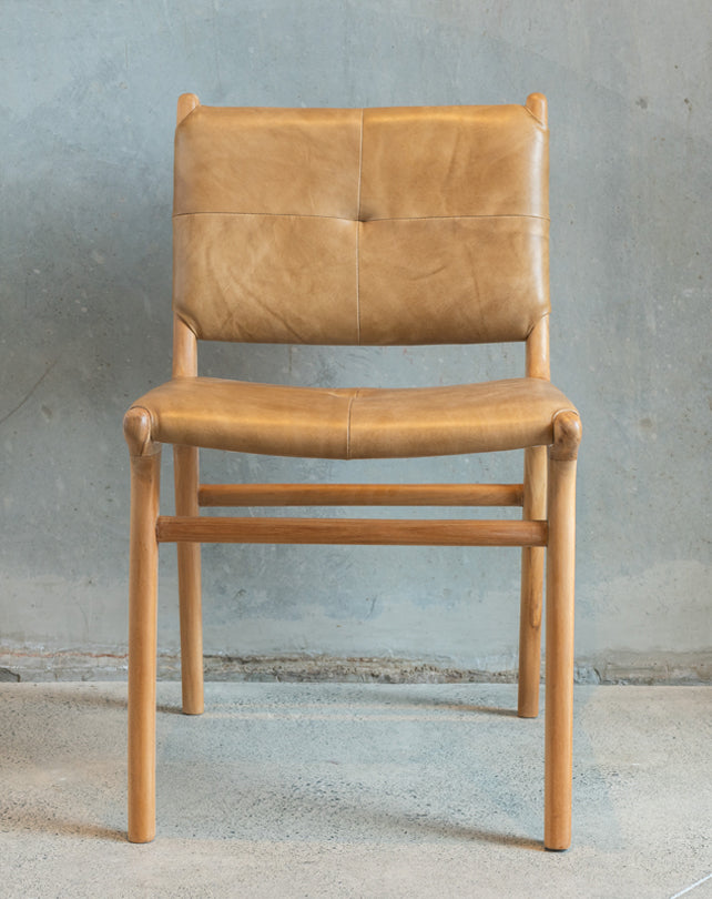 Maya Plush Dining Chair (Tan) - Republic Home