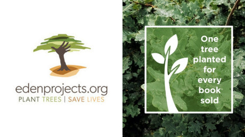 Eden Reforestation and One Tree Planted for Every Book logos