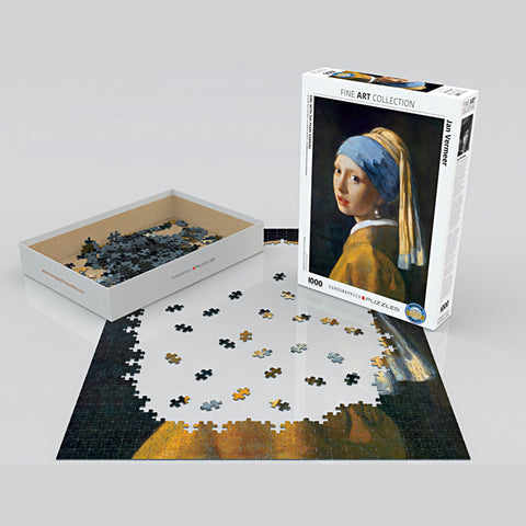 Johannes Vermeer's Girl With A Pearl Earring Jigsaw Puzzle: A Captivating and Enigmatic Fine Art Masterpiece