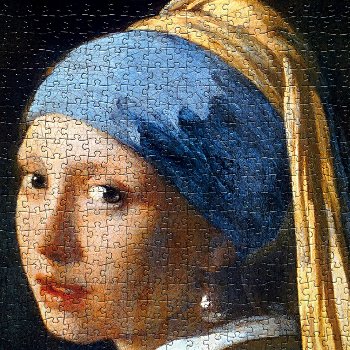 1000-piece Johannes Vermeer Girl With A Pearl Earring Jigsaw Puzzle ...