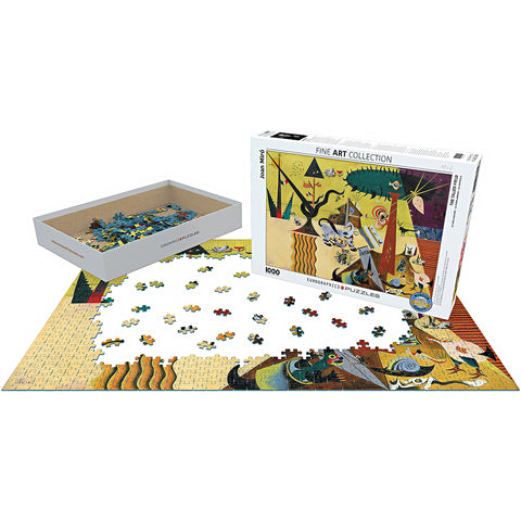 EuroGraphics Joan Miro The Tilled Field Jigsaw Puzzle Box