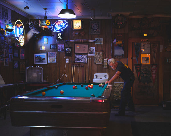 Shooting Pool at Nick's 