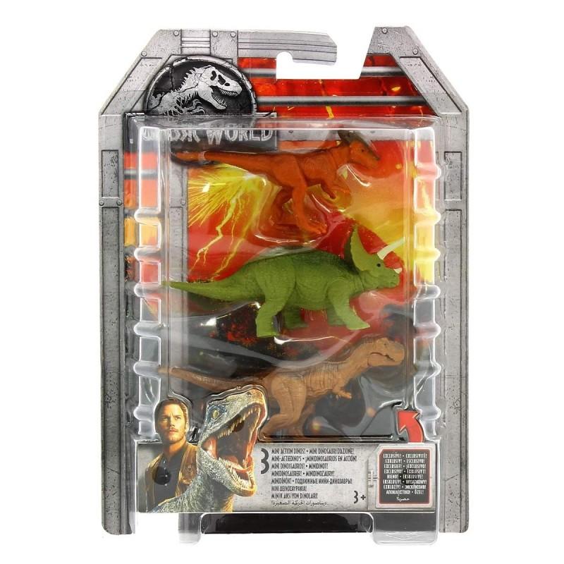 jurassic world mini action dinos