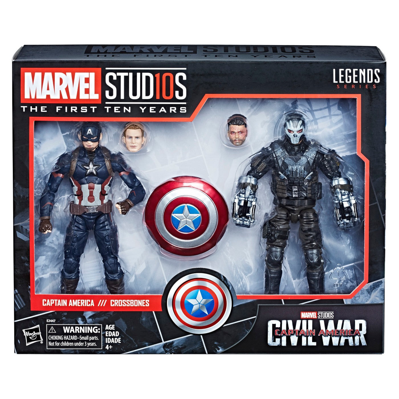 captain america and crossbones 2 pack