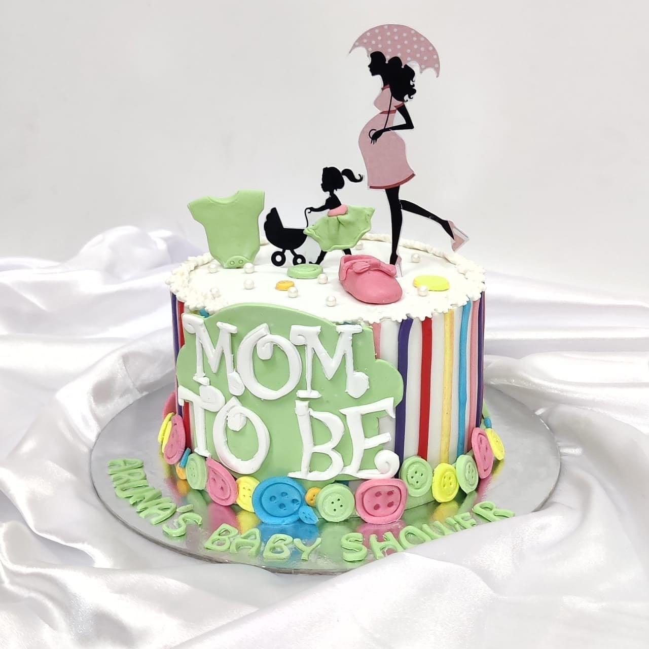 Baby Shower cake with Big Sister | Order cakes - Kukkr Cakes