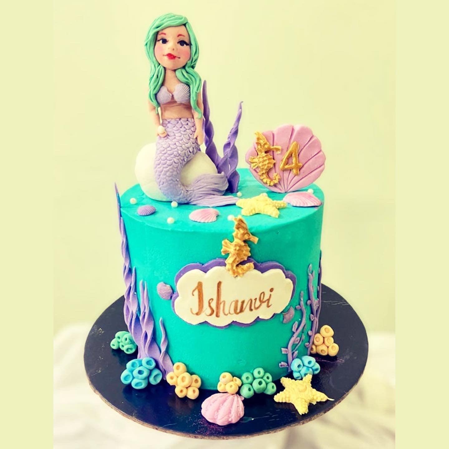 Dreamy Mermaid Cake - Kukkr Cakes
