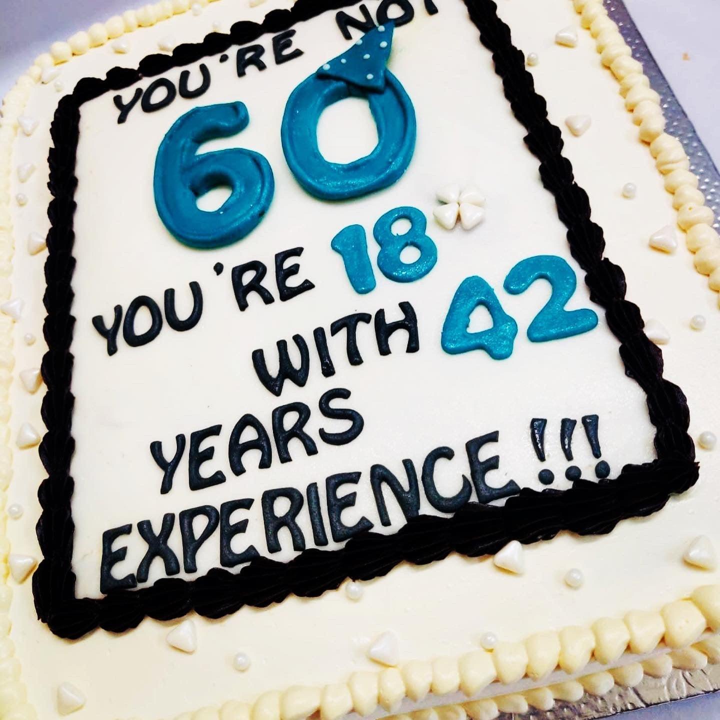 Funny 60Th Birthday Cake | Order Special Occasion Cakes Online By Kukkr