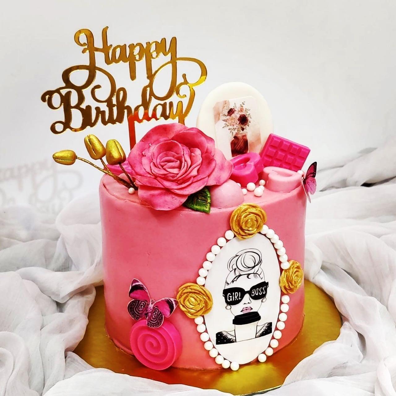 Girl Boss Cake | Order Best Birthday Cakes Online for Her – Kukkr