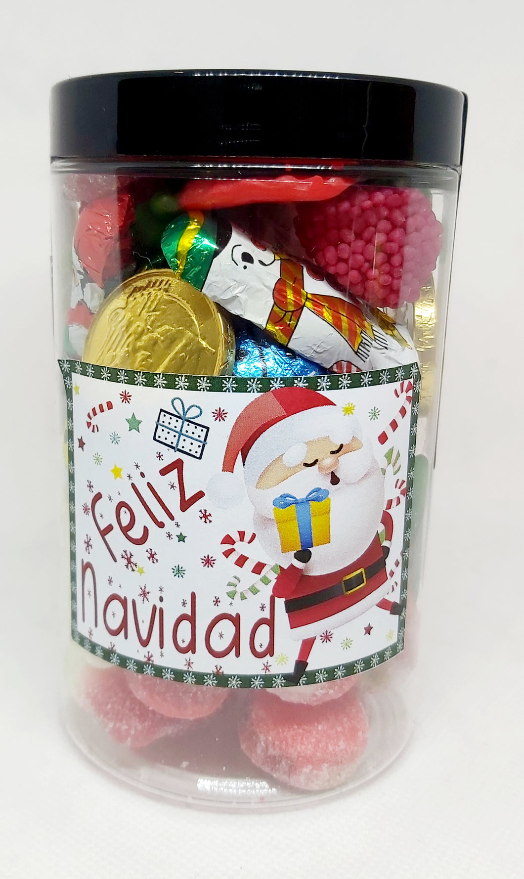 Bote De 450cc De Chuches Y Chocolates De Navidad Kiosko125 By Irene Isusi