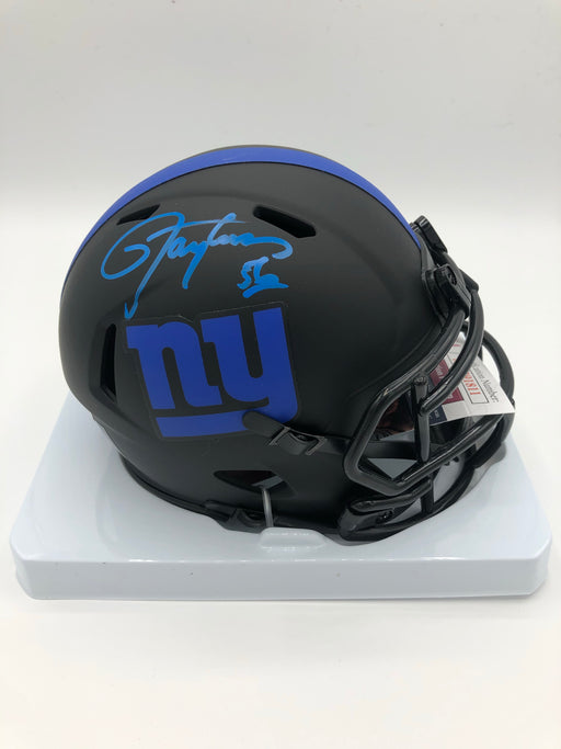 New York Giants Mini Replica Football Helmet Signed by Lawrence Taylor -  CharityStars