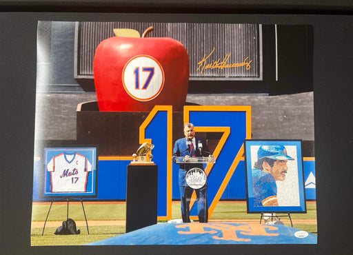 Keith Hernandez Gary Cohen Ron Darling Signed 16x20 Mets SNY Broadcast — RSA