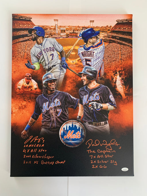 David Wright New York Mets 3-Card Plaque