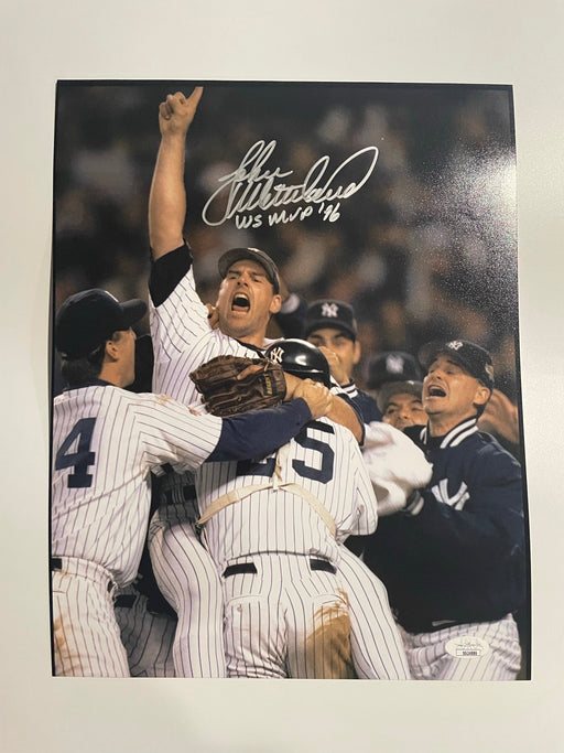 Bucky Dent Autographed 11x14 World Series Home Run Photo with 10-2