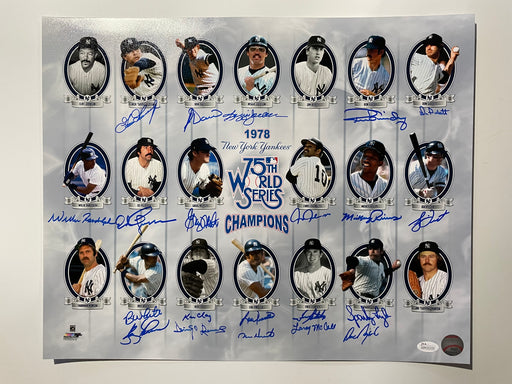 1986 NY Mets Team Signed 16x20 Photo with 39 Signatures (JSA LETTER) —  Coach's Collectibles