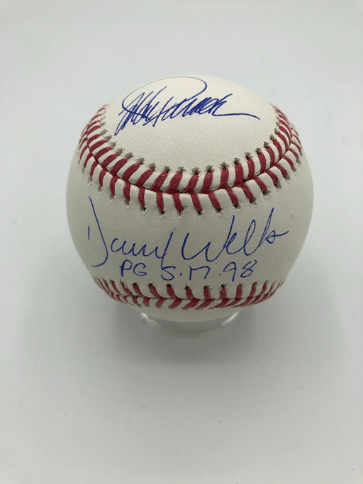 David Wells Autographed OMLB w/ PG 5-17-98 Insc (JSA) — Coach's Collectibles