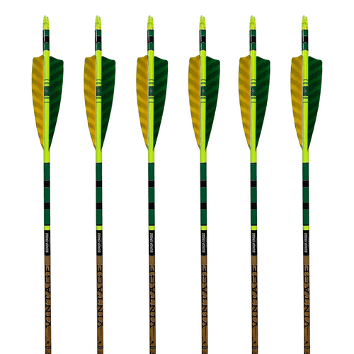 Black Eagle Instinct Micro Carbon Arrows - Green/Yellow – Kustom