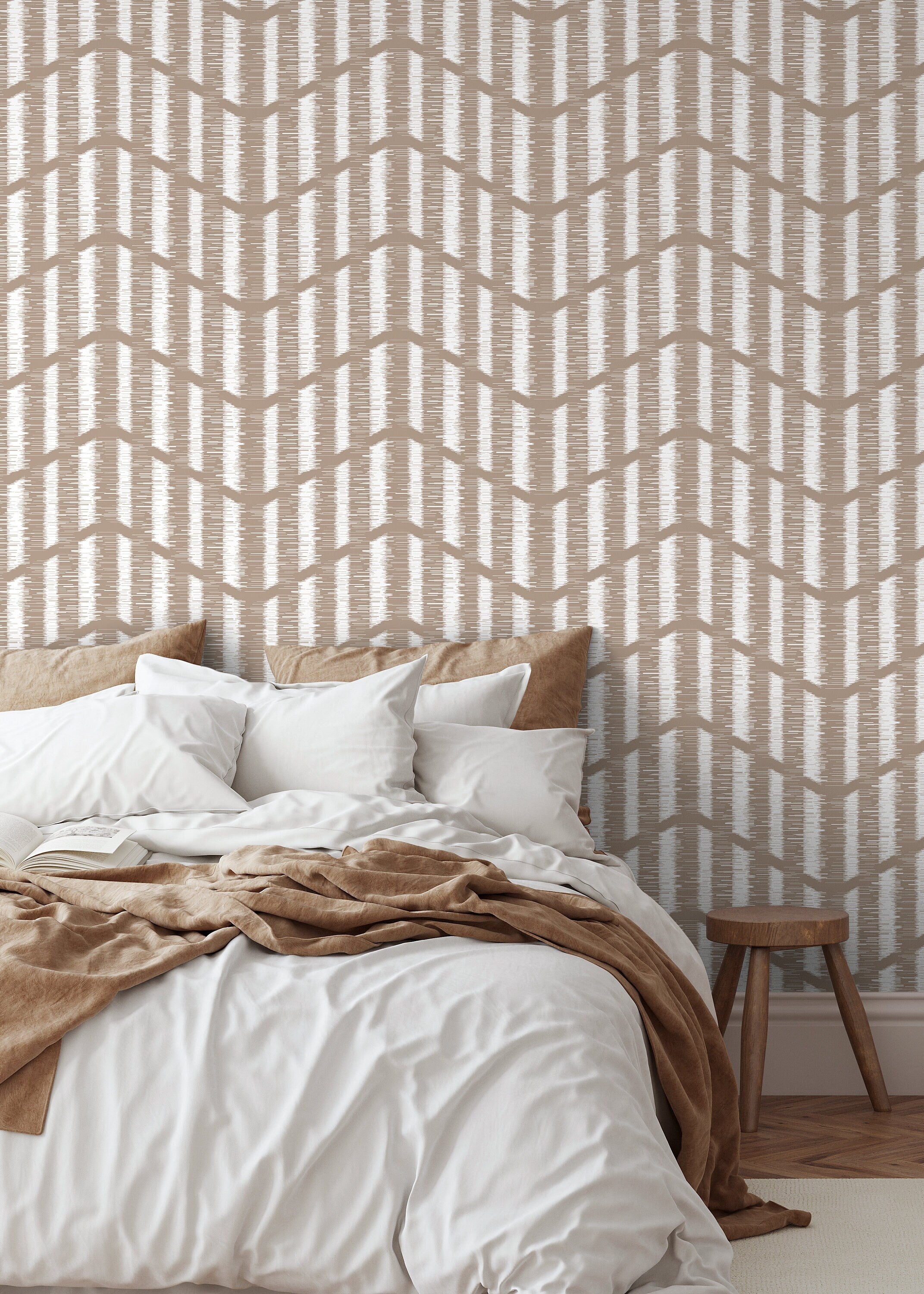 Boho Peel And Stick Removable Wallpaper  200 Colors