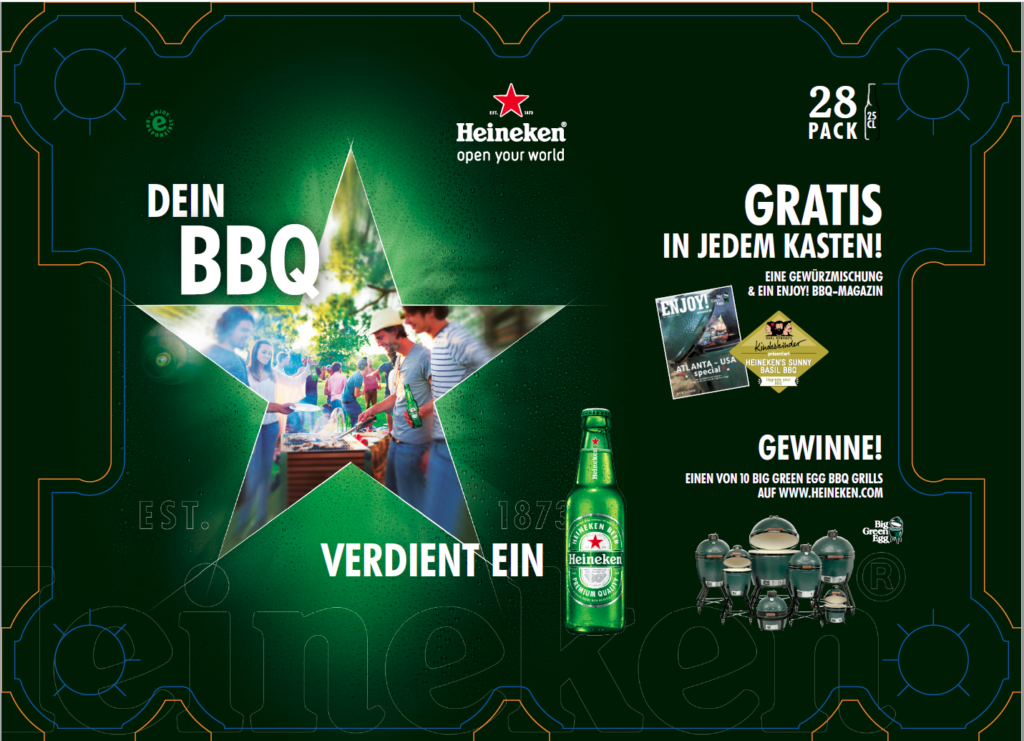 Heineken Sunny Basil BBQ Kindeskinder