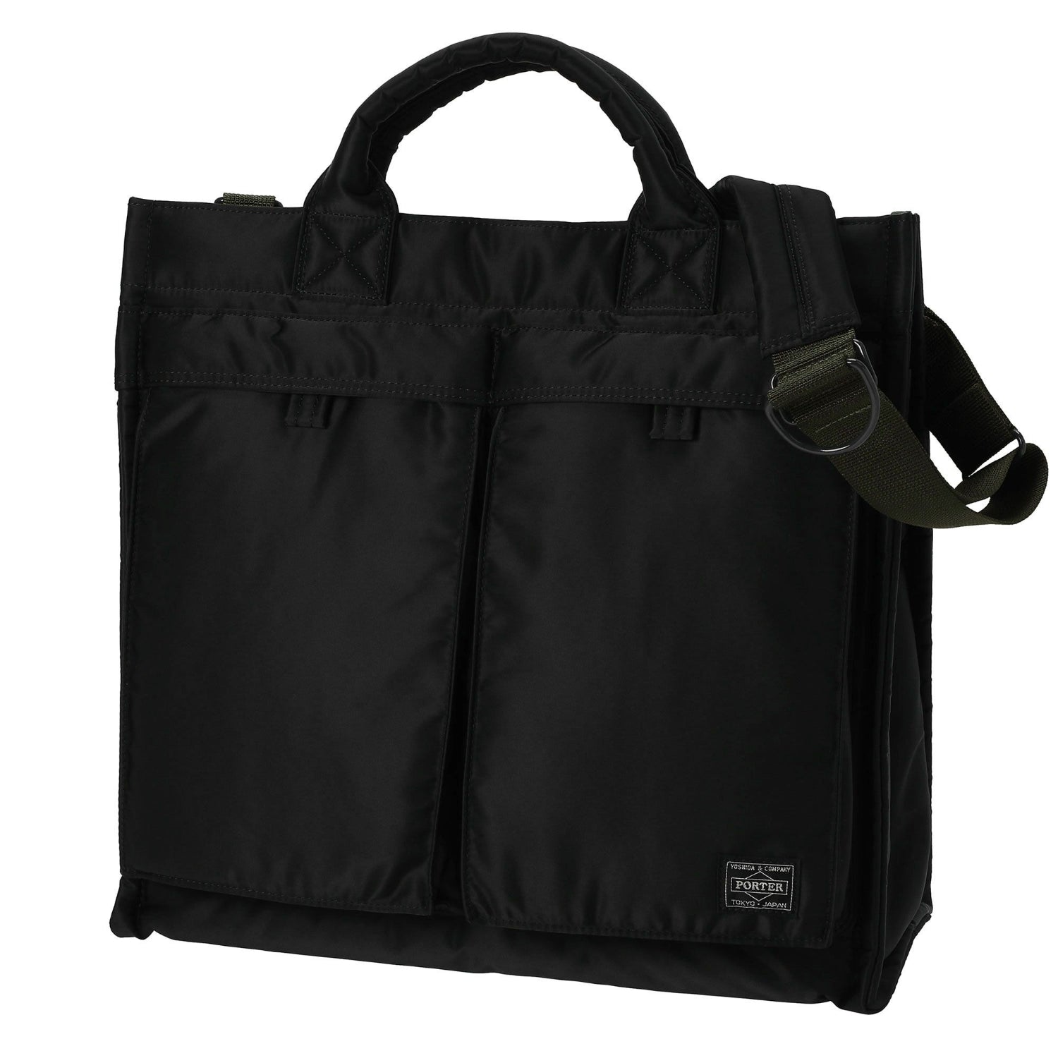 PORTER PX Tanker 2Way Vertical Tote Bag L (Black) – DSMG E-SHOP