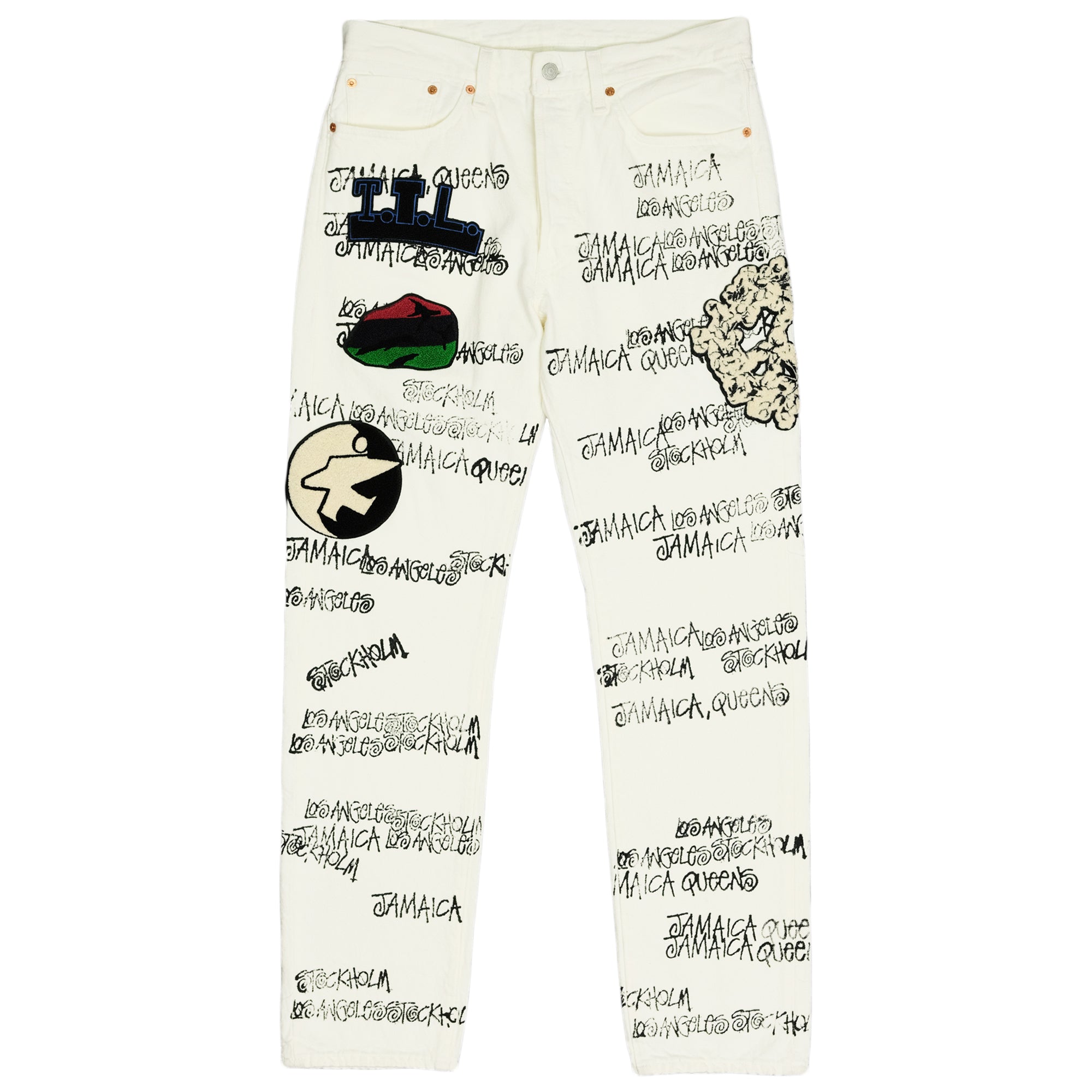 Denim Tears X STUSSY X OUR LEGACY (WHITE) – DSMG E-SHOP