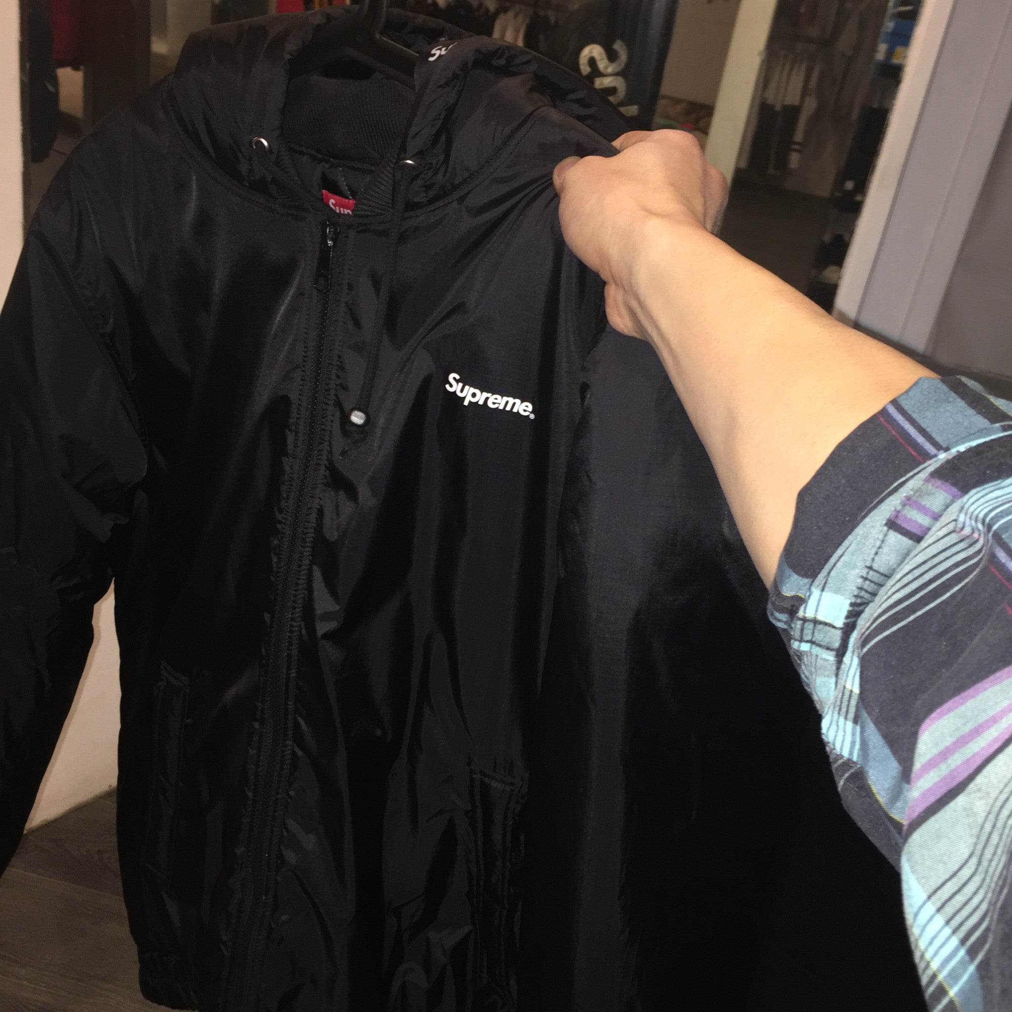 supreme 2 tone sideline jacket