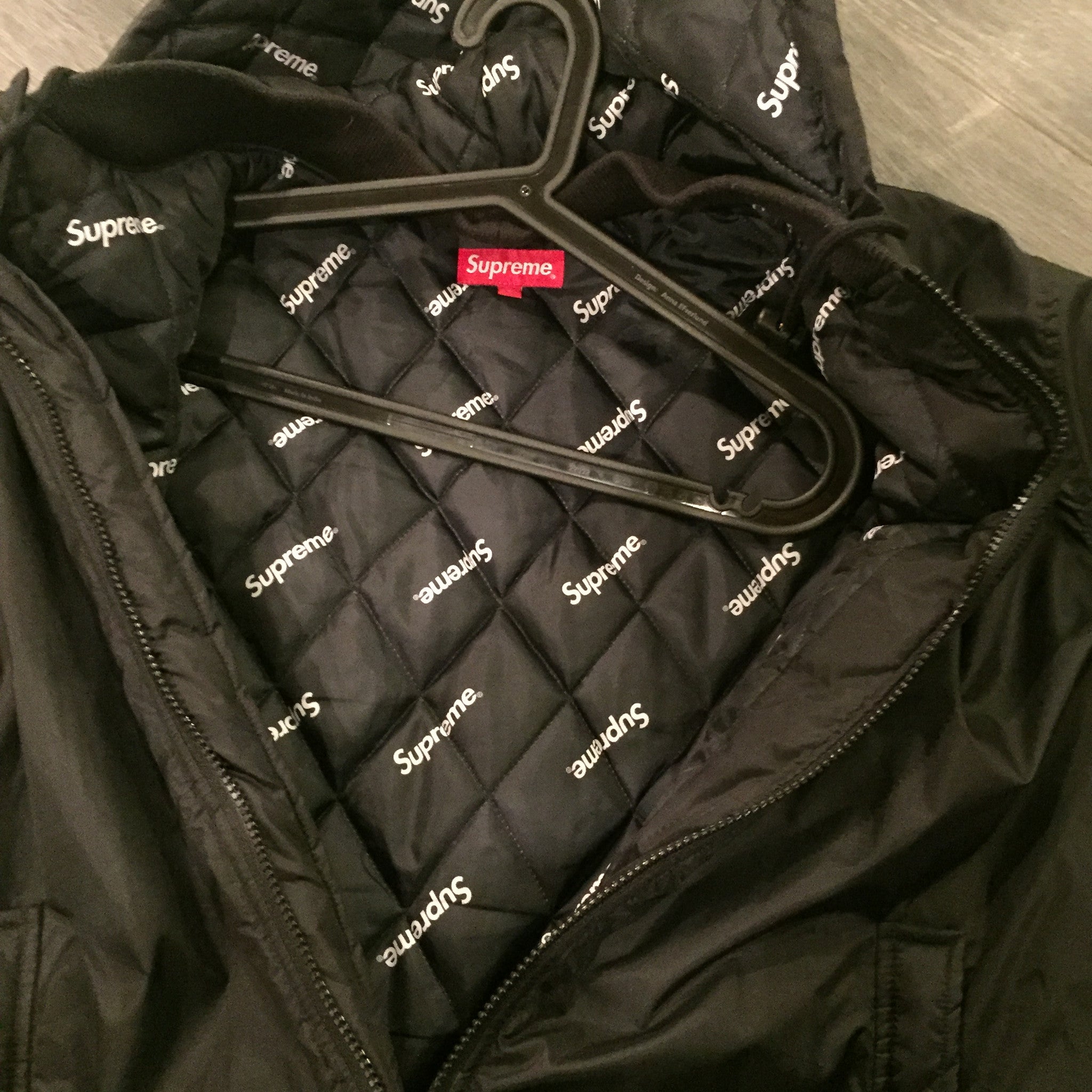 supreme 2 tone sideline jacket