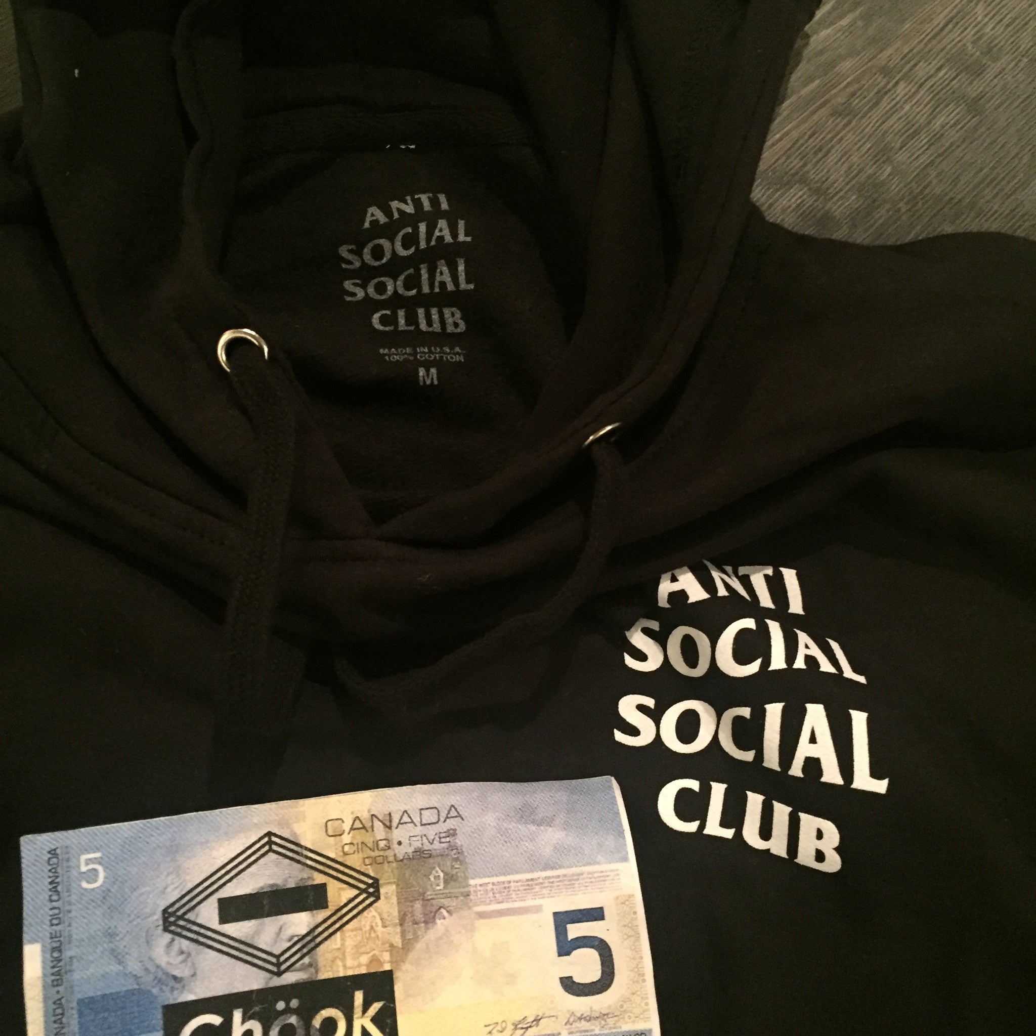 anti social social club mind games hoodie