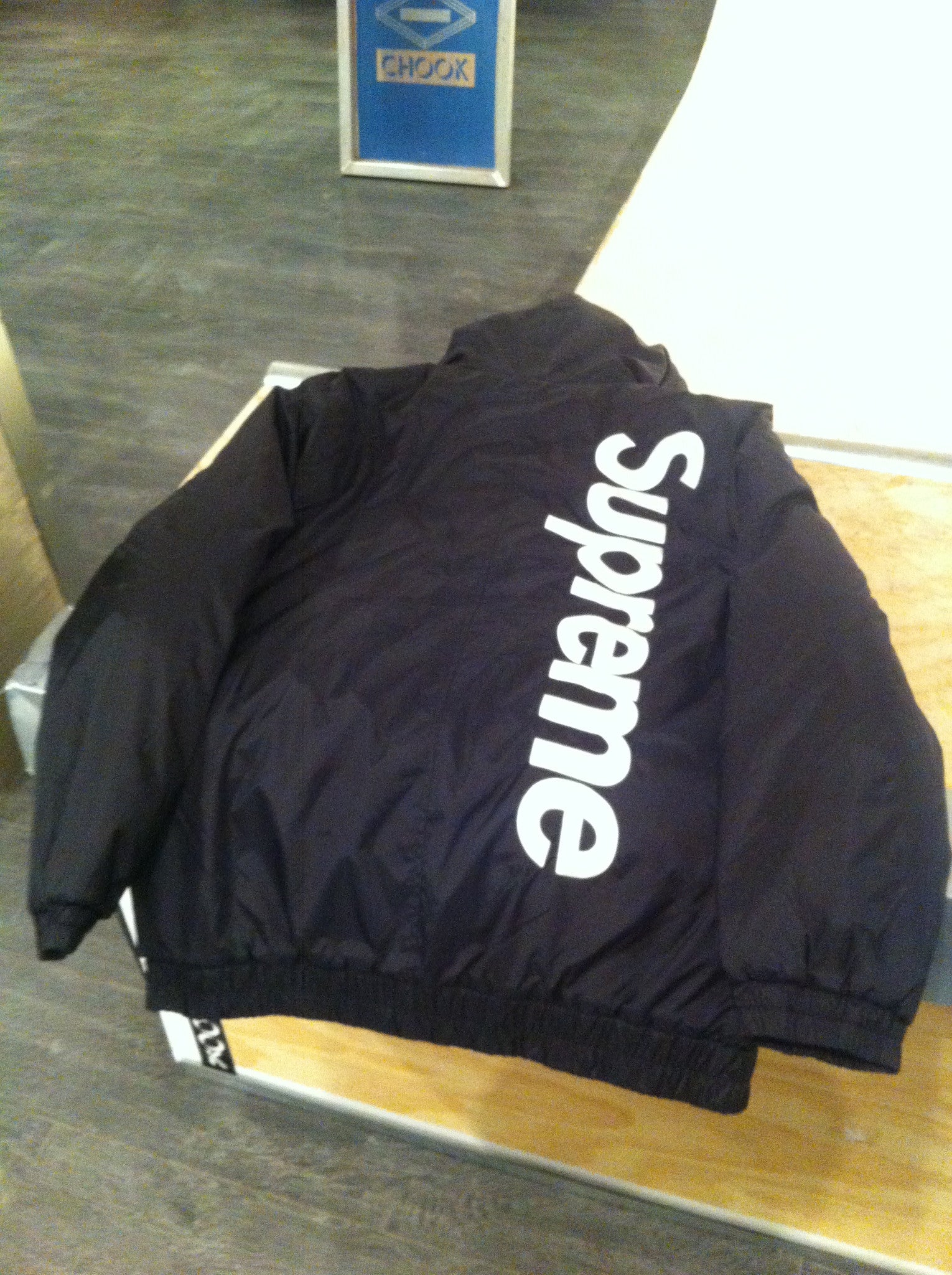 supreme 2 tone sideline jacket