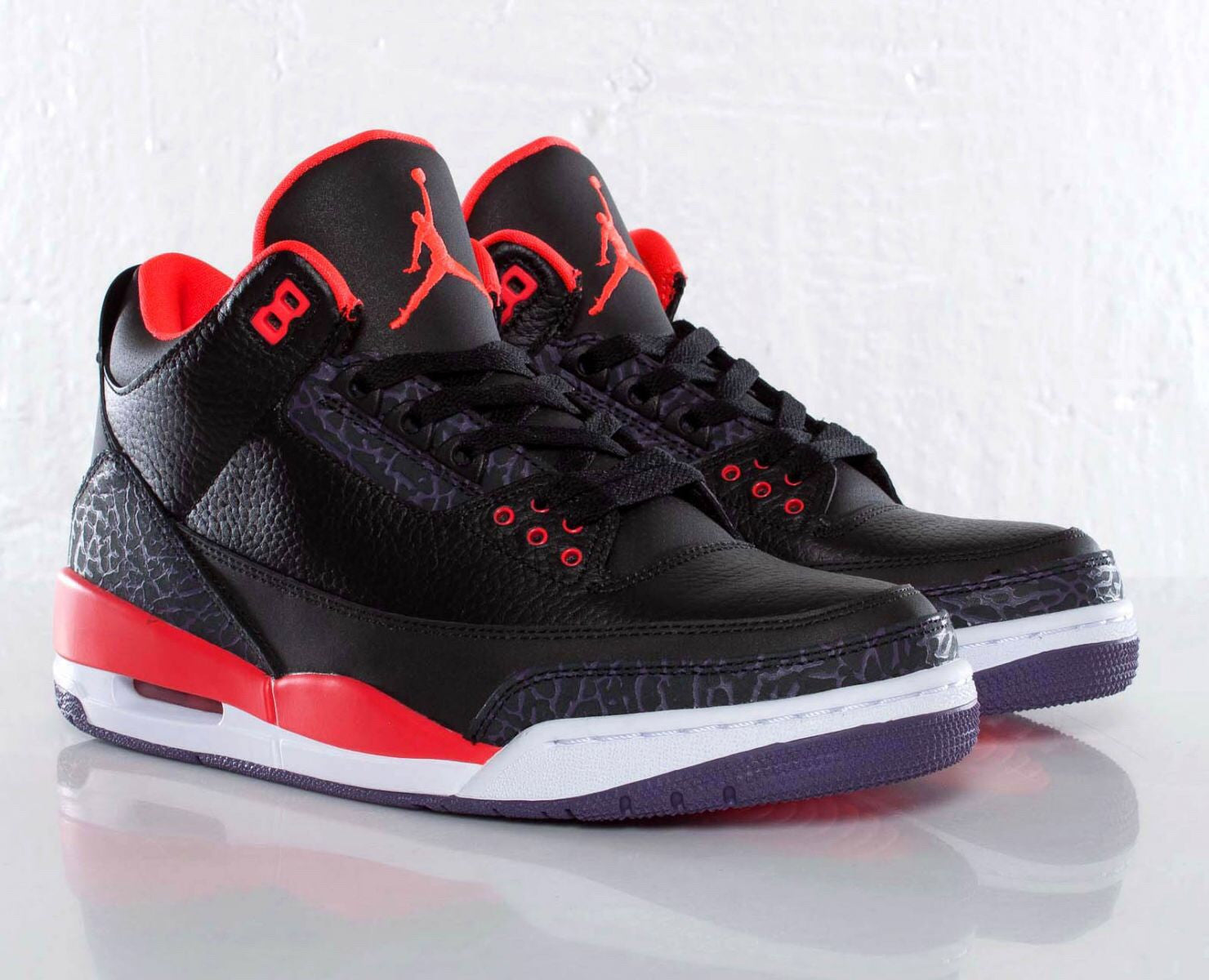 jordan 3 bright crimson