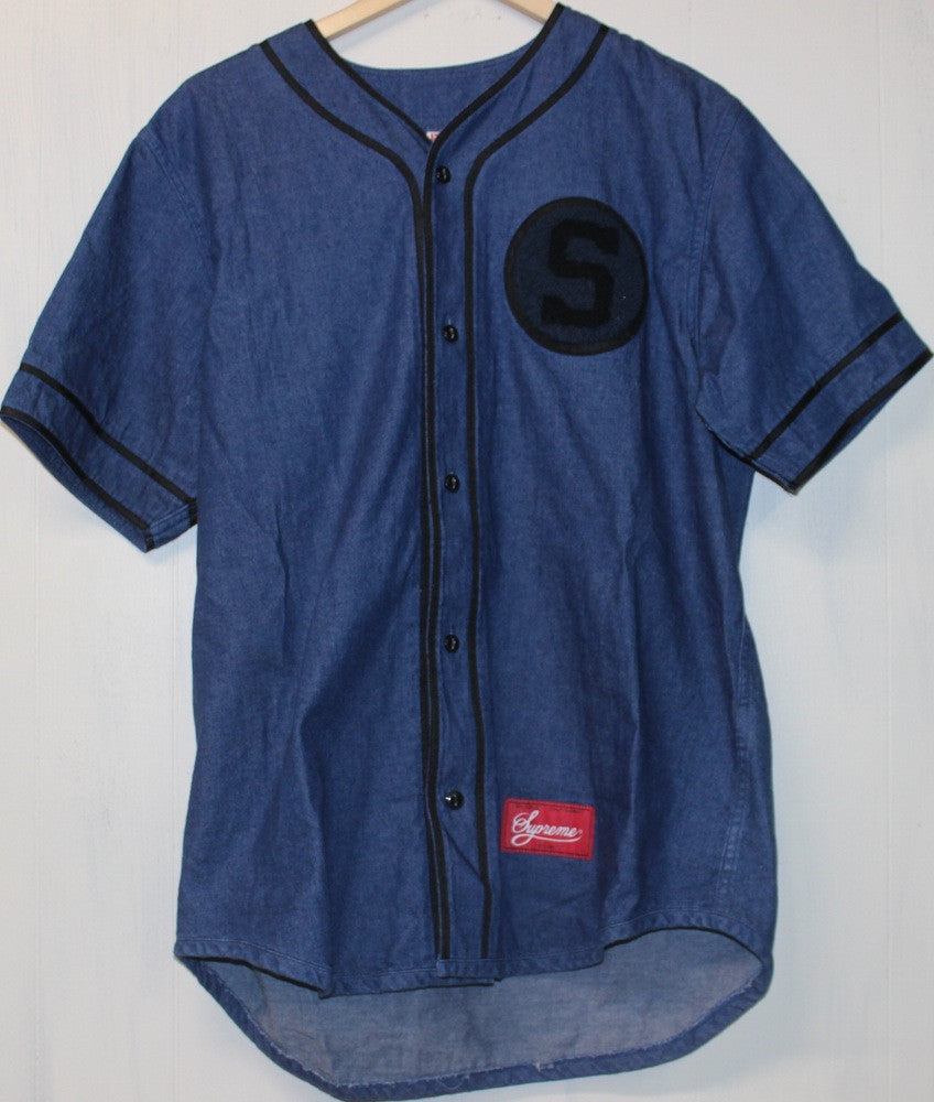 denim baseball jersey