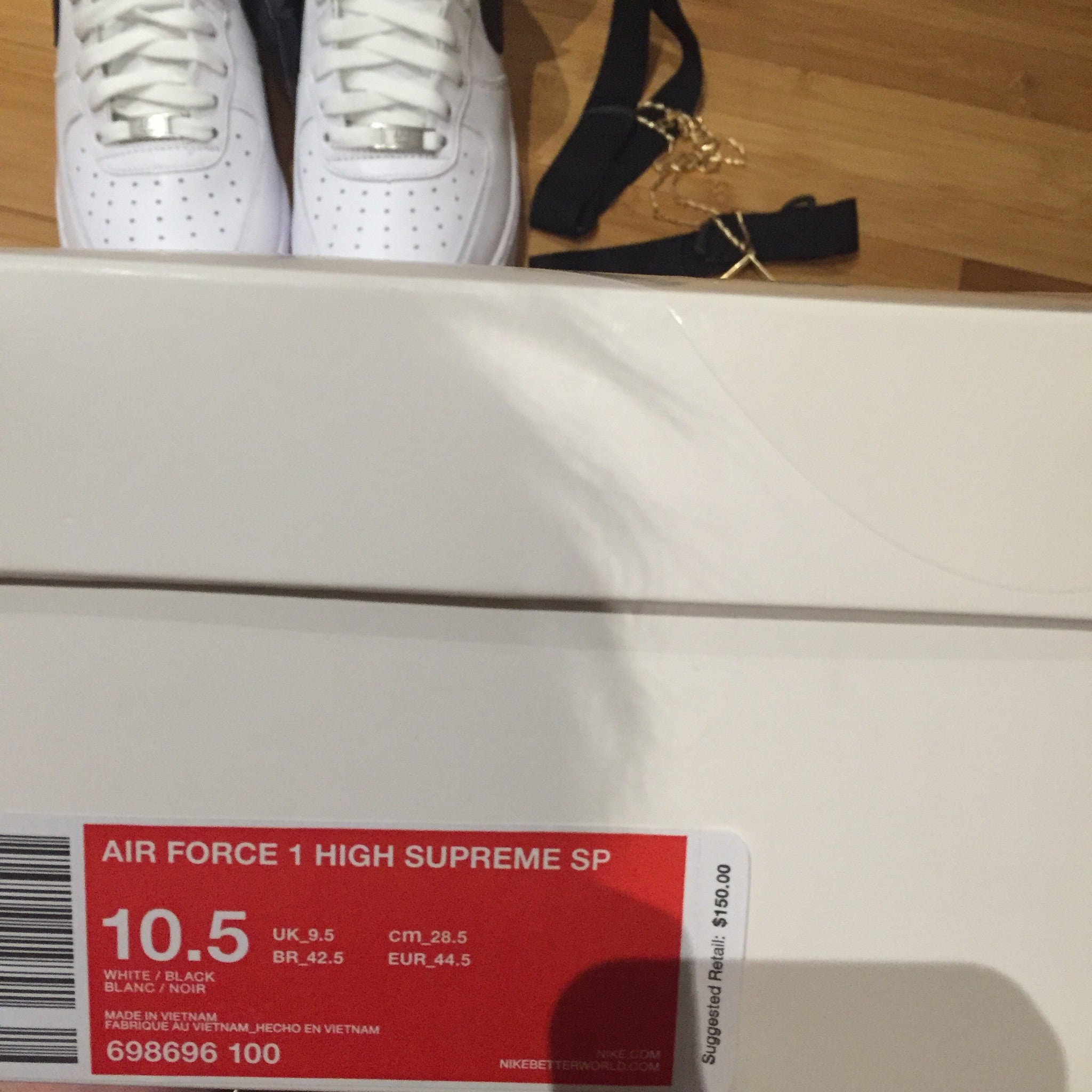 air force 1 shoe box