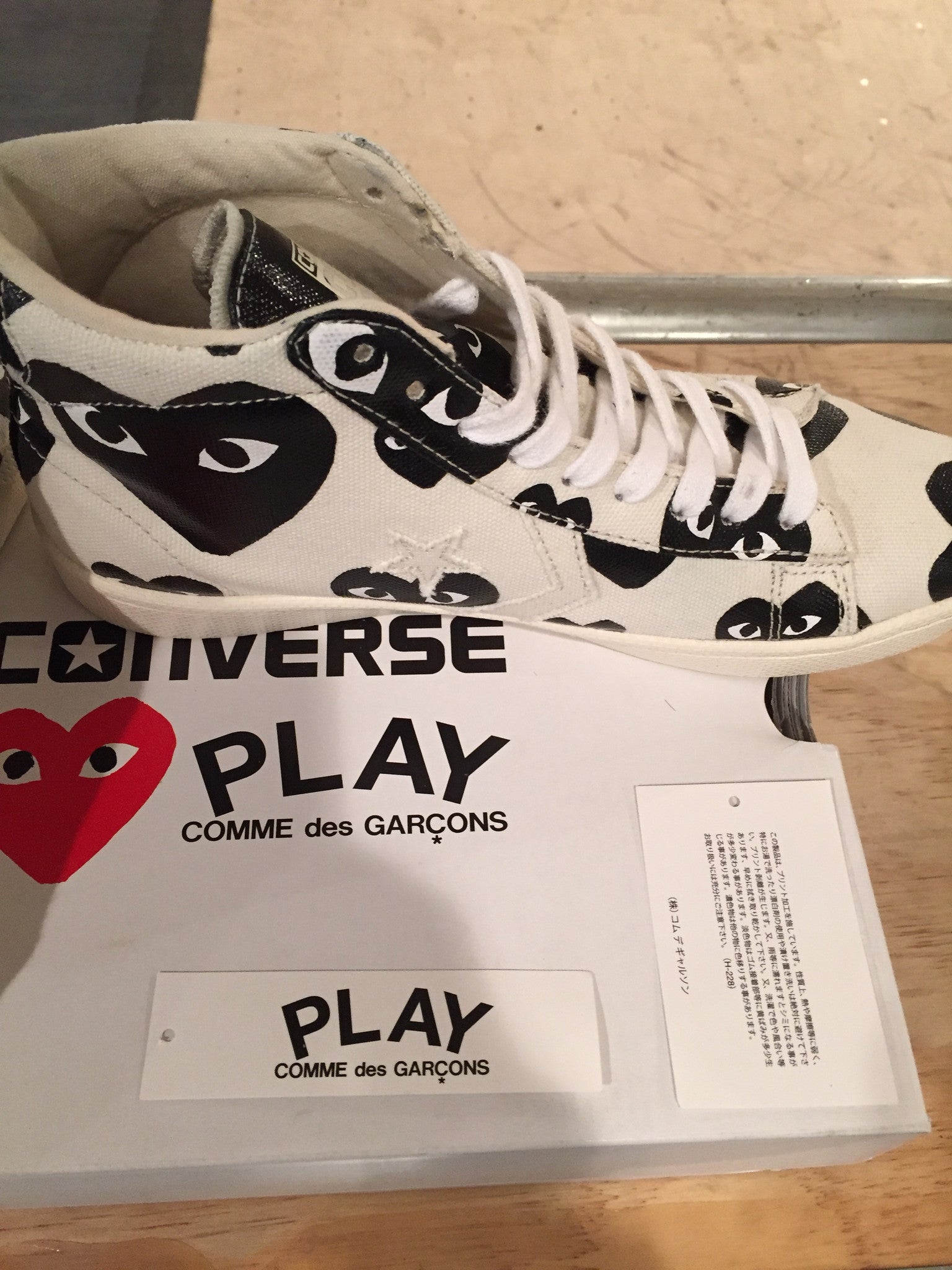 cdg converse size 9