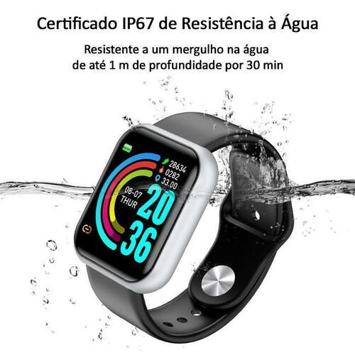 Smartwatch Y68 D20 Relógio Inteligente