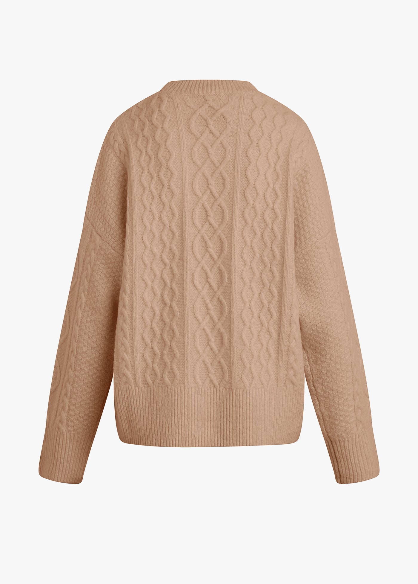 THE OVERSIZED CABLE SWEATER