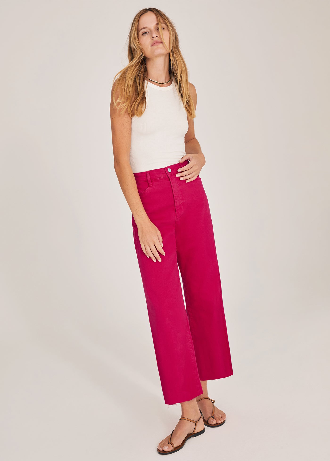 THE MISCHA SUPER HIGH RISE WIDE LEG ANKLE