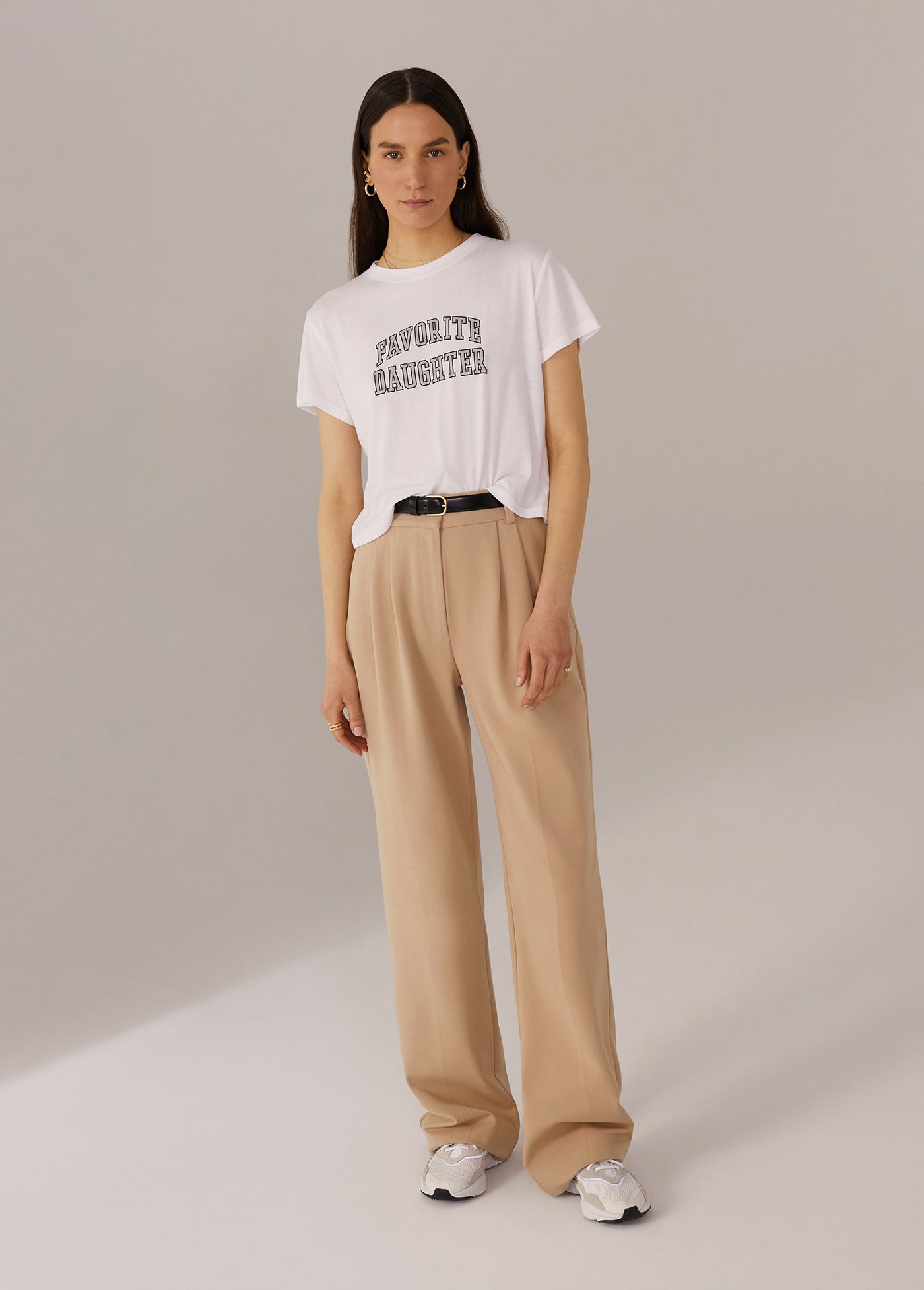 THE CROPPED COLLEGIATE TEE