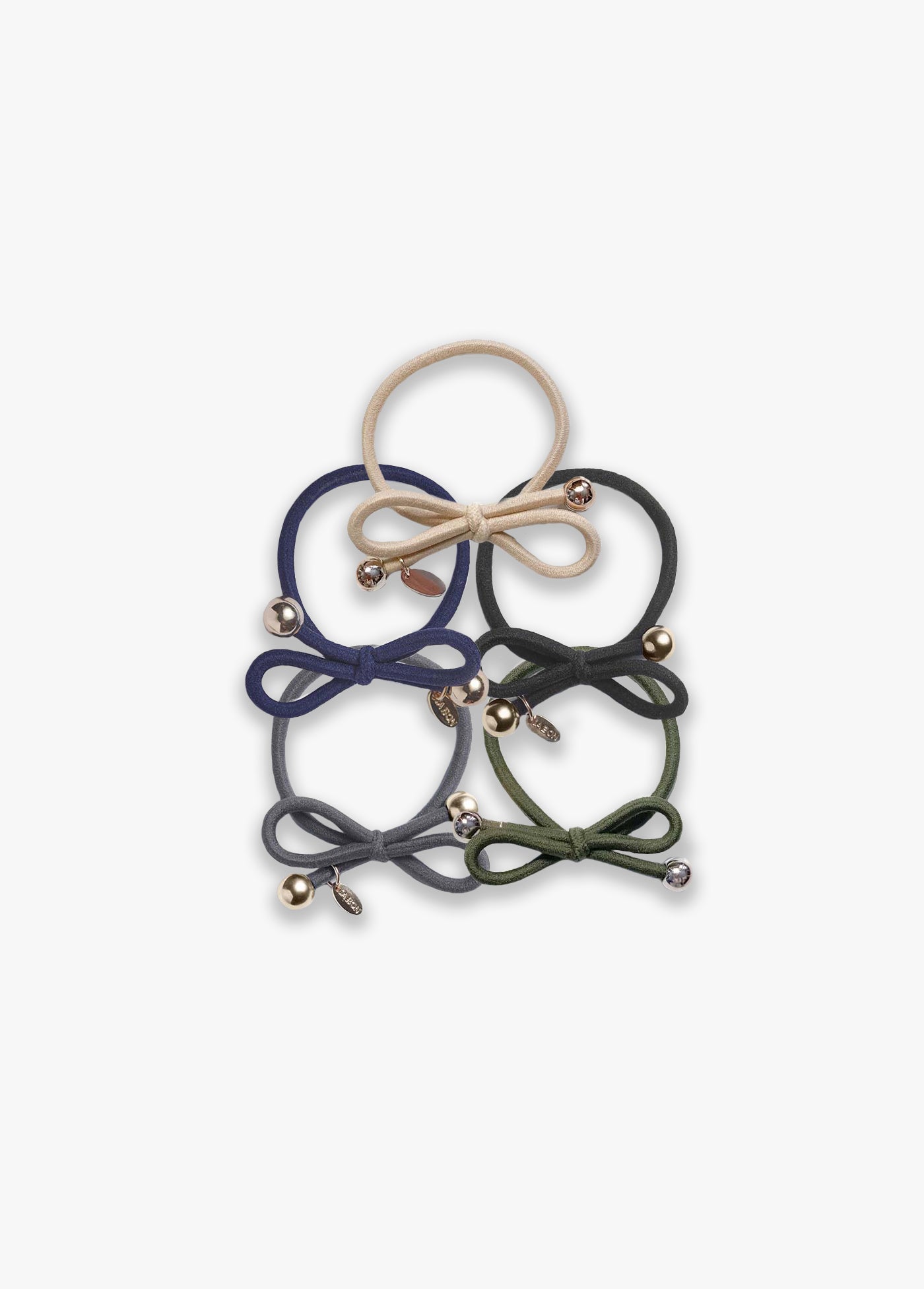 IA BON L.A. HAIR TIE SET (5-PACK)