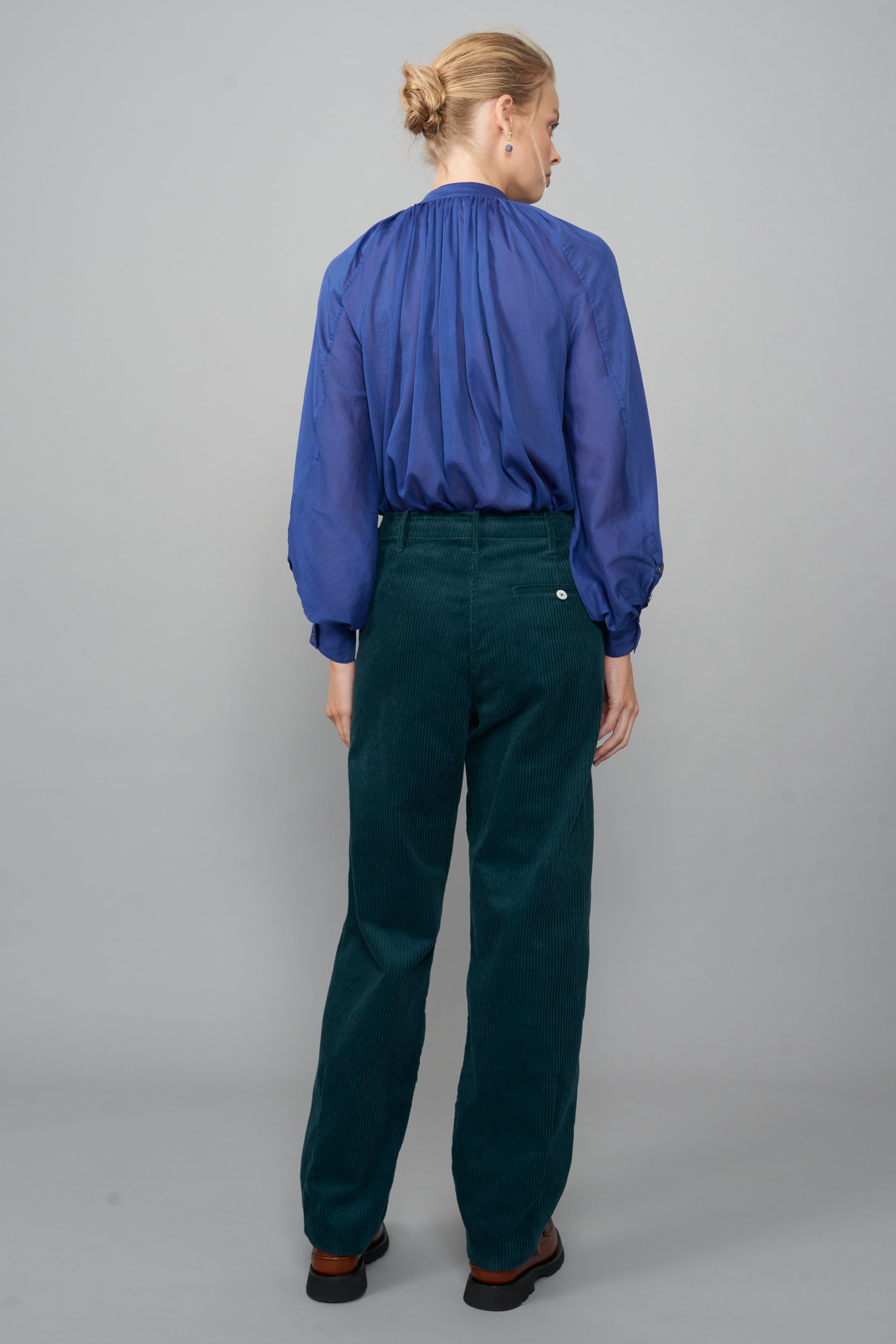 Jumbo Cord Jean - Teal