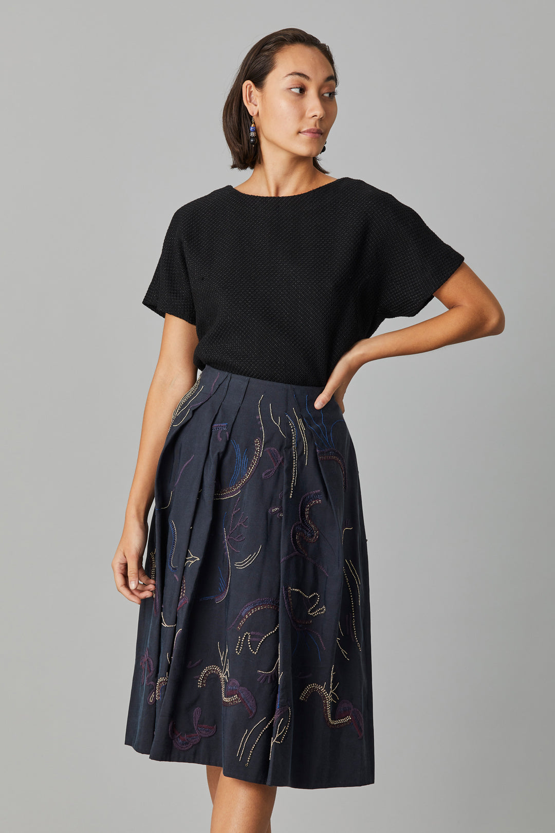 Silk Faille Dior Skirt - SIZE 0