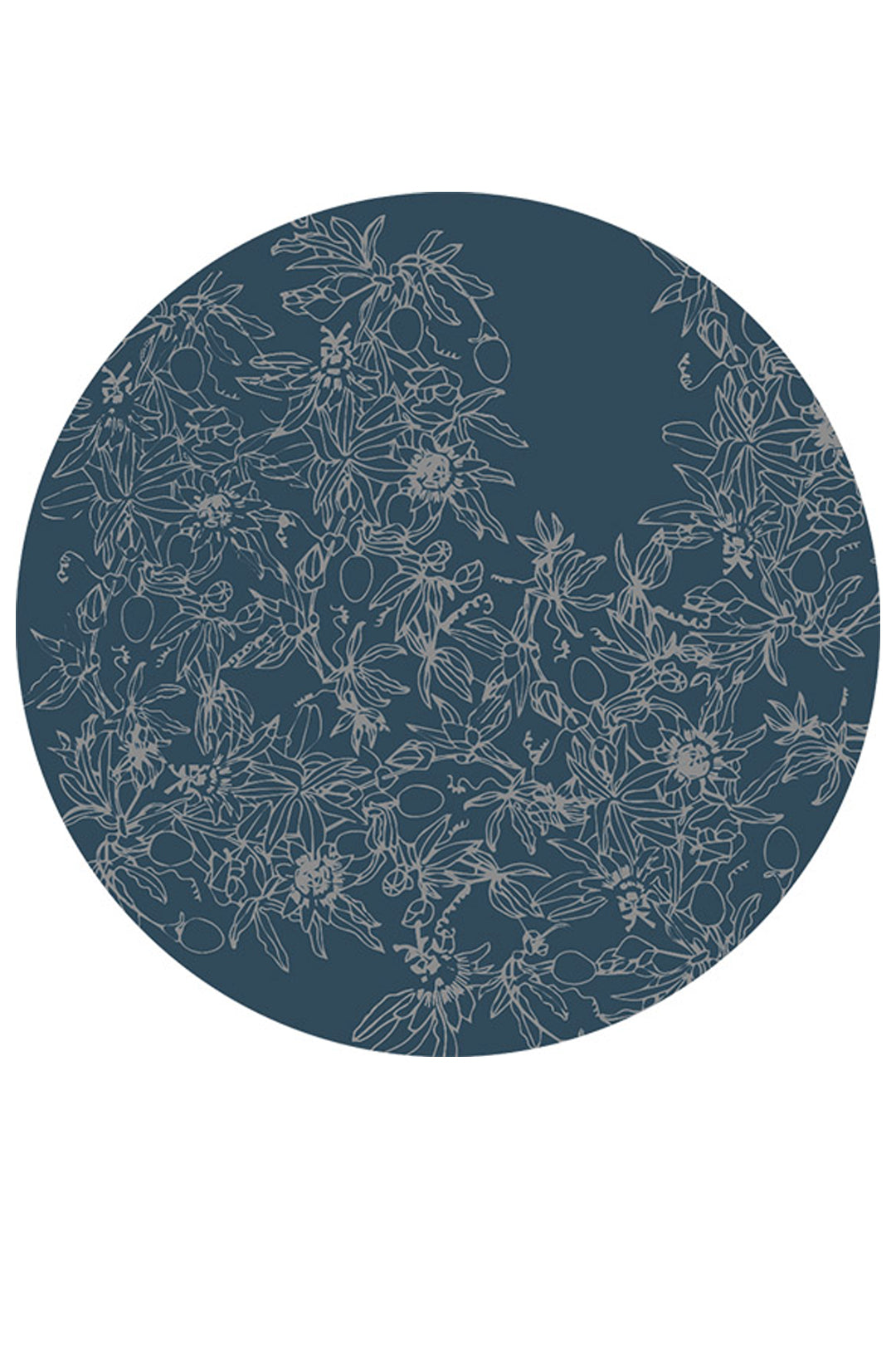 Passiflora - Circular Rug / Nightfall 2.4M