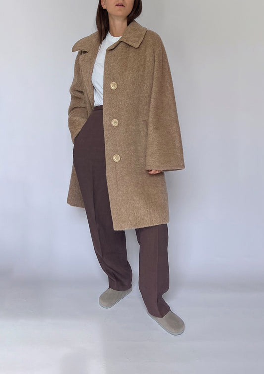 Fanostudios 2023 Vintage woolen coat - アウター