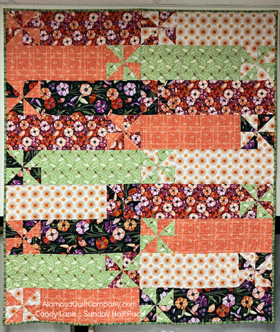 Candy Lane Pattern made using our Sunday Half Pack Kit