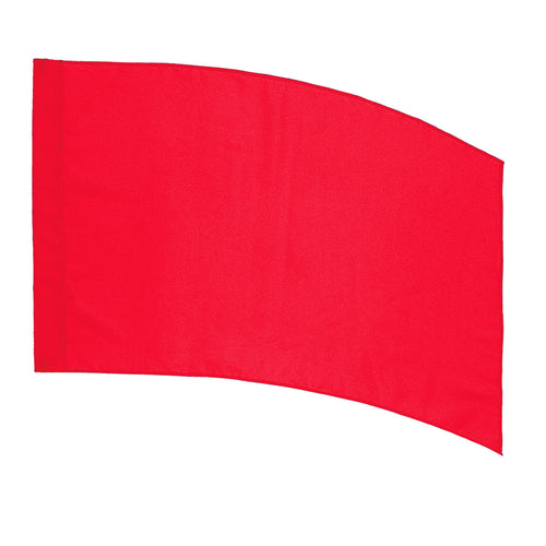 Curved Rectangle (PCS) Practice Flag - Red